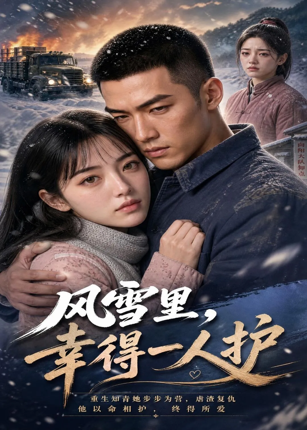 风雪里，幸得一人护